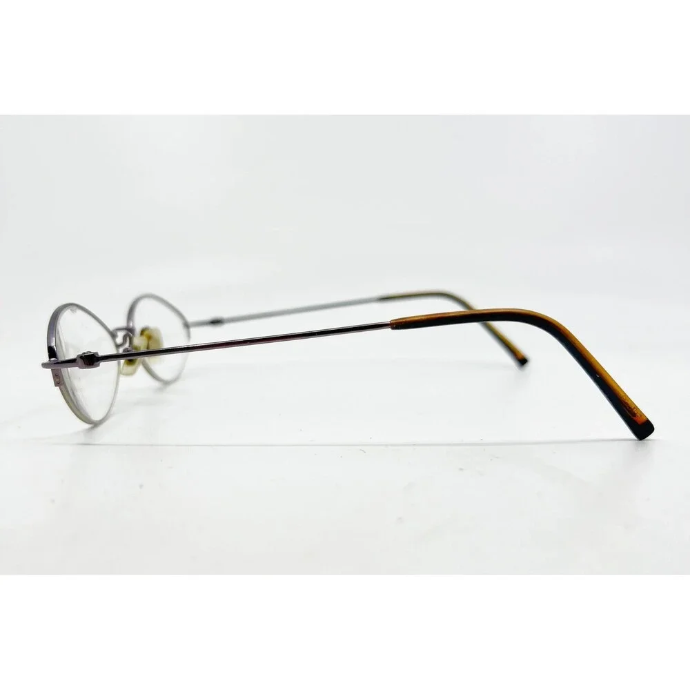 Calvin Klein Eyeglasses Women Purple 4C9 582 Half Rim Oval 49-17-135